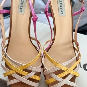 Dune London Multicolor Strappy Sandals